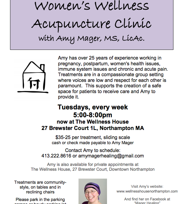 Women’s Wellness Acupuncture Clinic Location Change